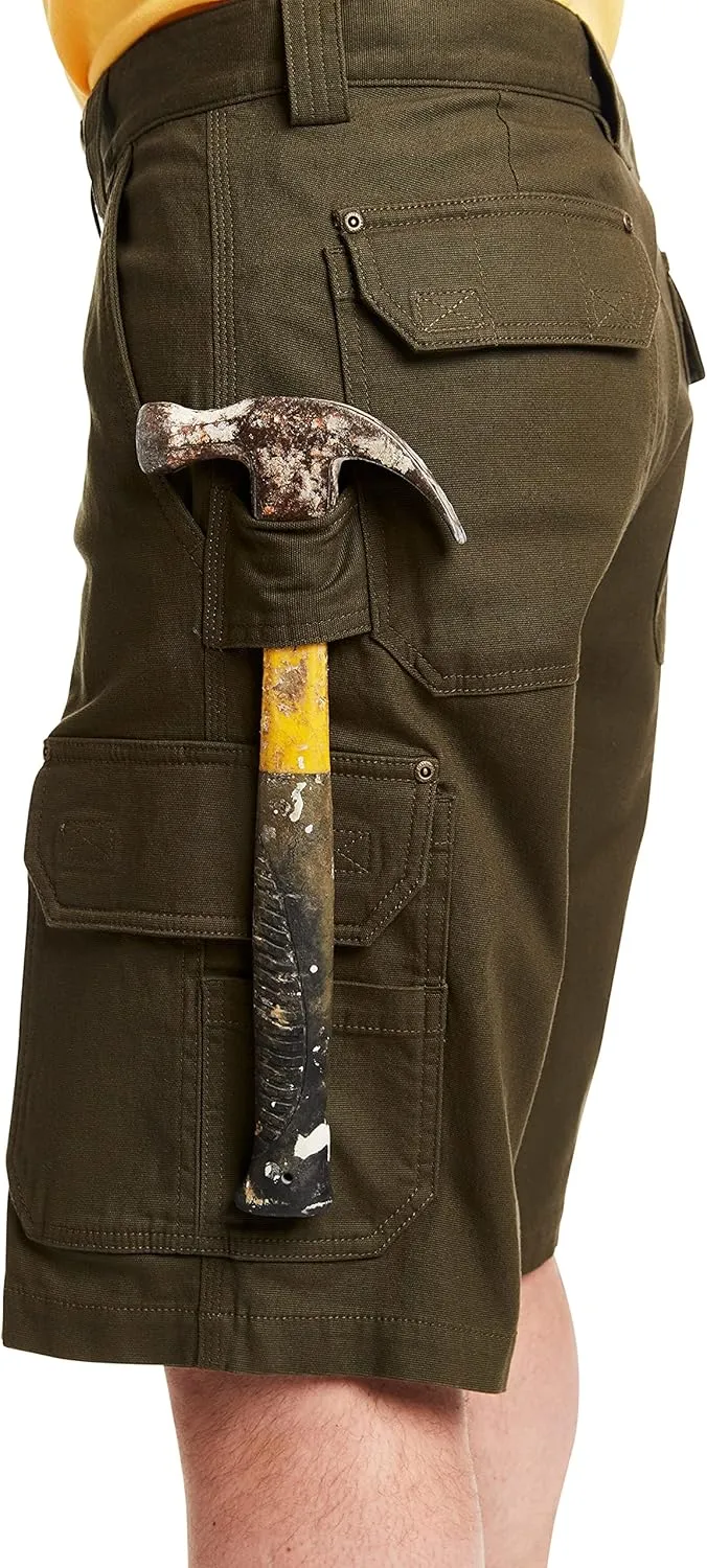 Smith's Workwear Big Men's Stretch Duck Canvas Cargo Work Short