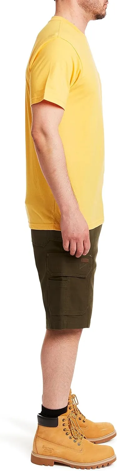 Smith's Workwear Big Men's Stretch Duck Canvas Cargo Work Short