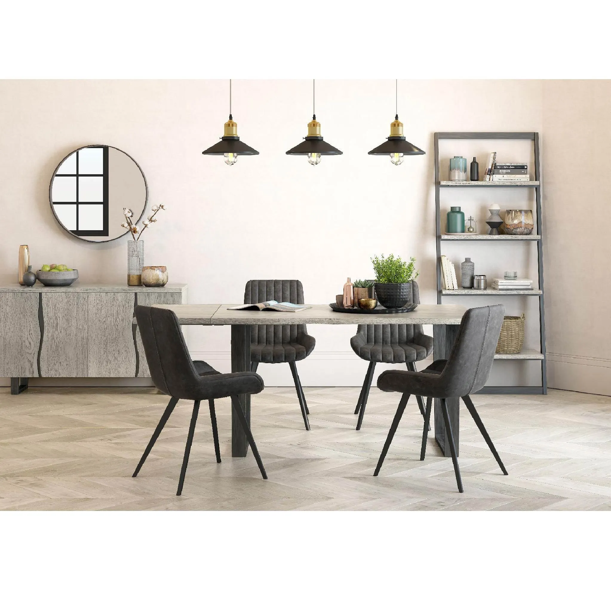Soho Grey Dining Table 140cm