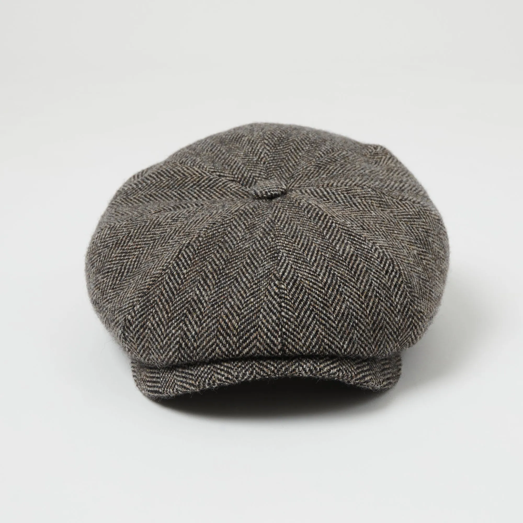 Stetson 6840514-333 Hatteras Woolrich Herringbone Flat Cap - Grey