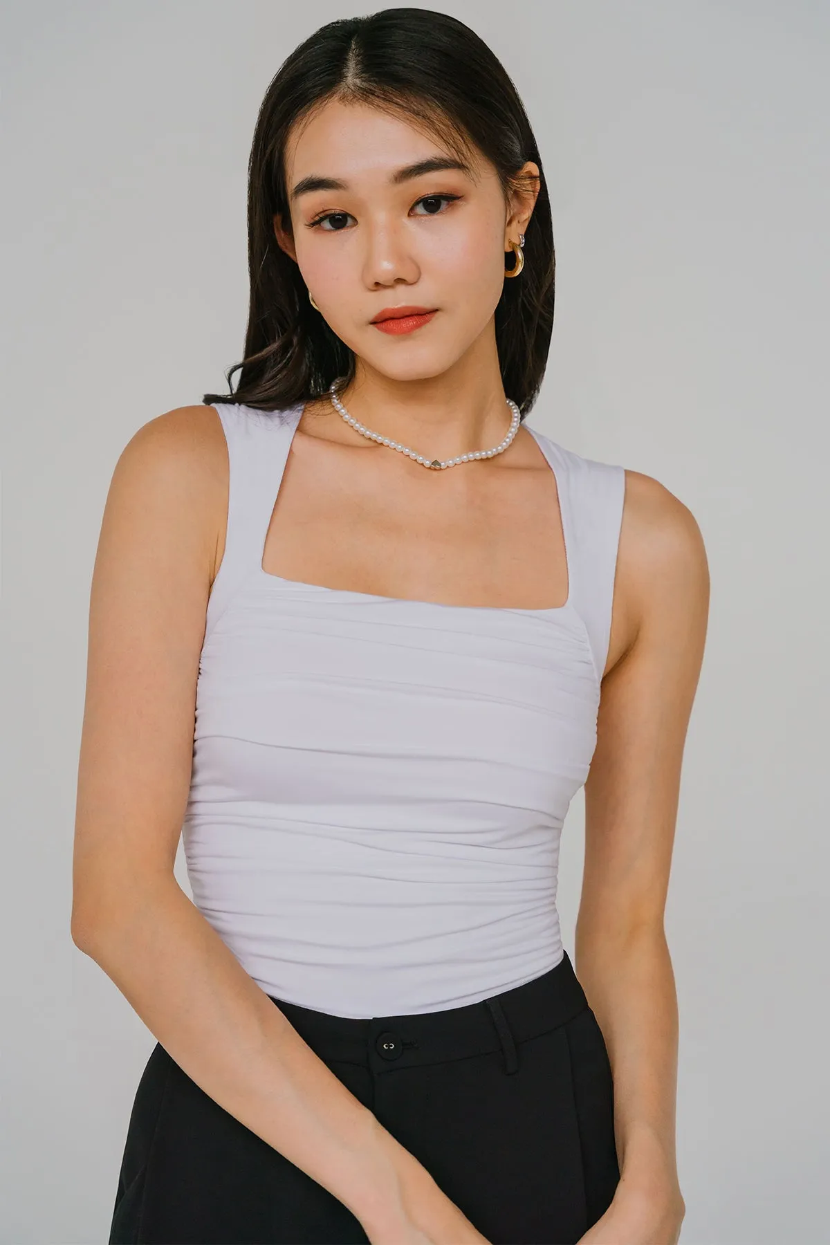Summer Escape Padded Top (White)
