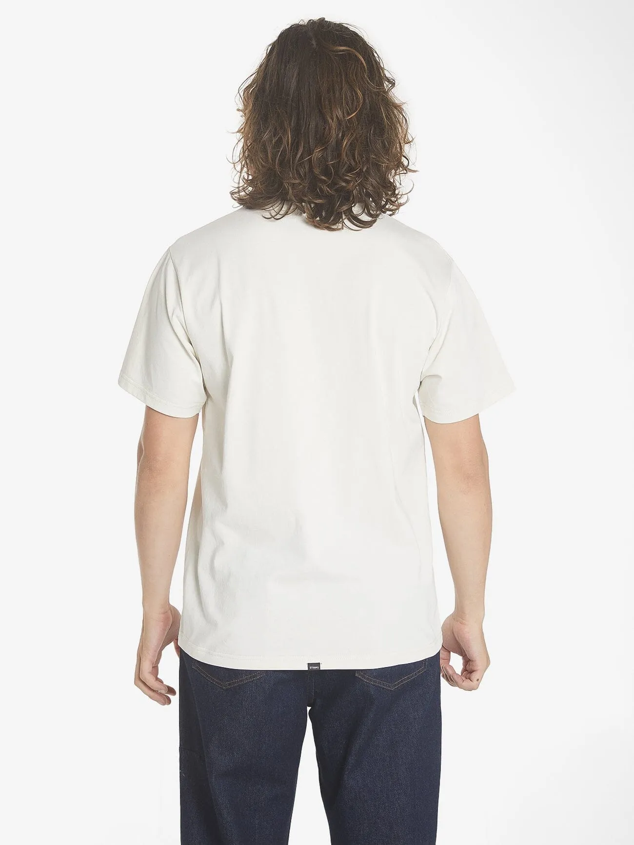 Thrills Workwear Embro Merch Fit Tee - Heritage White