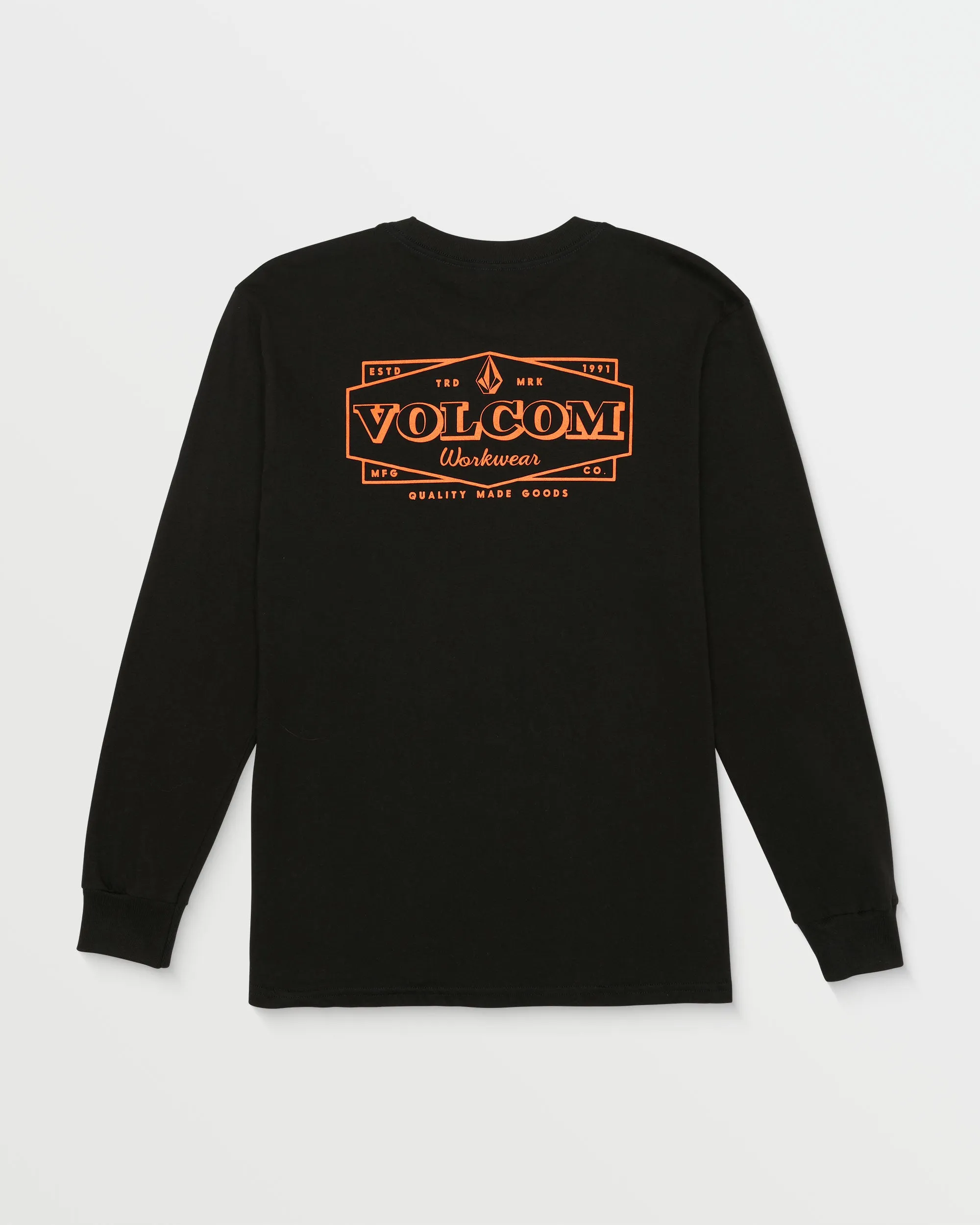 Volcom Workwear Union Long Sleeve Tee - Black