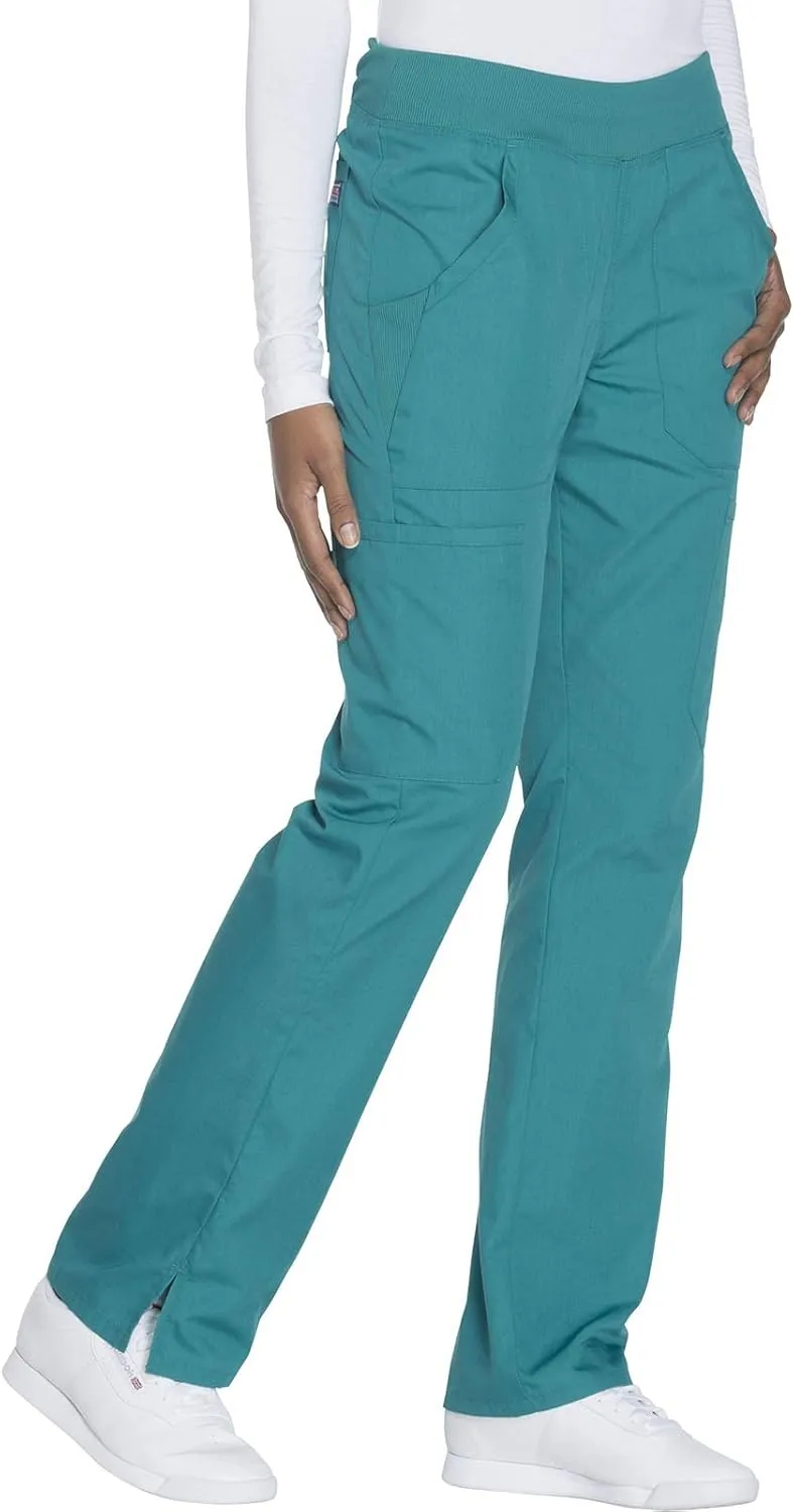 Workwear Originals Women Scrubs Pant Mid Rise Straight Leg Pull-on Cargo WW210