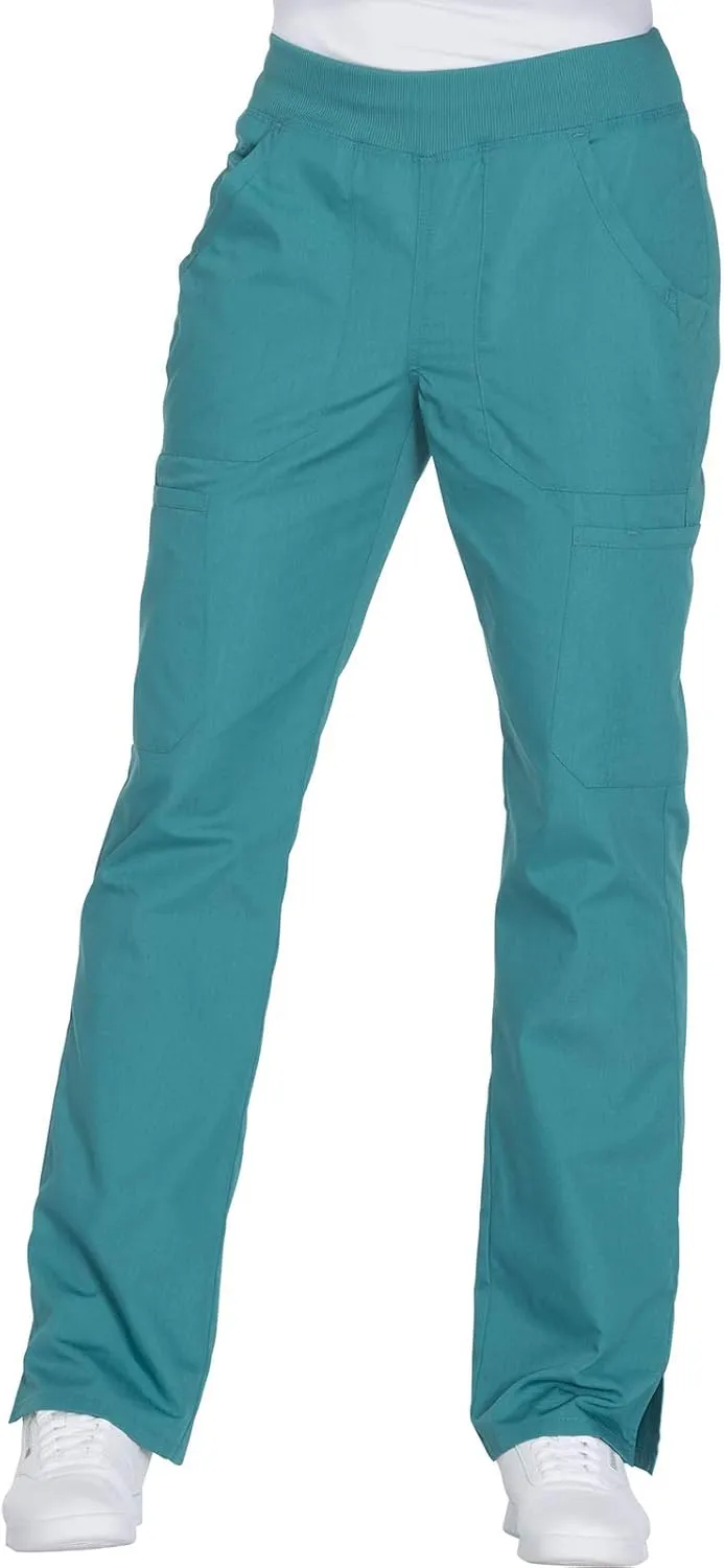 Workwear Originals Women Scrubs Pant Mid Rise Straight Leg Pull-on Cargo WW210