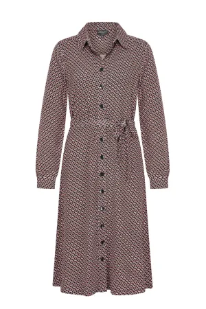 Zilch Graphic Black Polo Dress